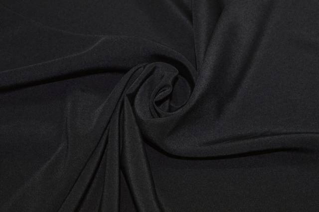 Vendita on line tessuto crepe de chine pura seta nero - prodotti
