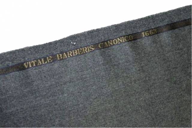 Vendita on line scampolo flanella pura lana super 120's color grigio vitale barberis canonico - tessuti abbigliamento lana flanelle