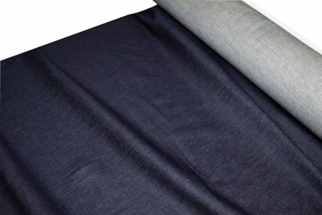 Vendita on line tessuto jeans puro cotone stretch non trattato blu - occasioni e scampoli