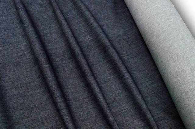 Vendita on line tessuto jeans puro cotone stretch non trattato blu scuro - occasioni e scampoli