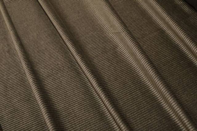 Vendita on line tessuto velluto a coste 450 righe color fango - tessuti abbigliamento velluti e ciniglie