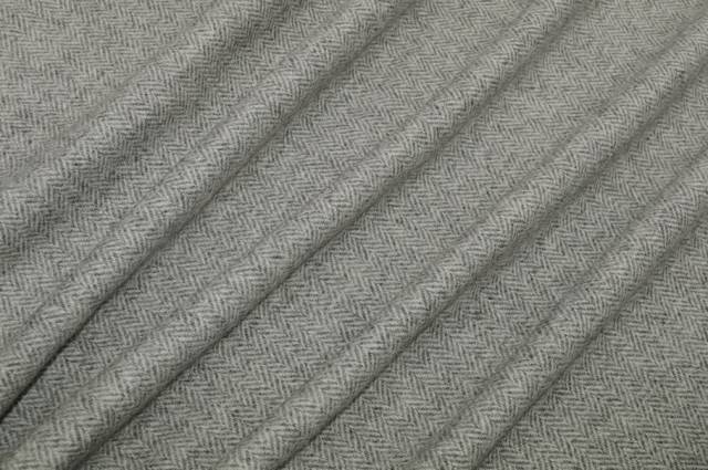 Vendita on line tessuto pura lana spinato grigio - tessuti abbigliamento lana spinati e