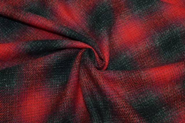 Vendita on line tessuto pura lana peso giacca quadro rosso grigio - occasioni e scampoli lane e cashmere
