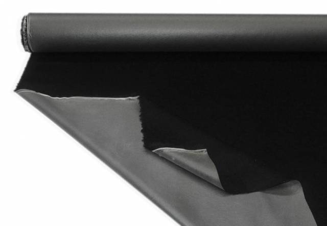 Vendita on line tessuto lana impermeabile nero - occasioni e scampoli lane e cashmere
