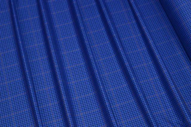 Vendita on line tessuto principe di galles misto lana seta azzurro - tessuti abbigliamento lana
