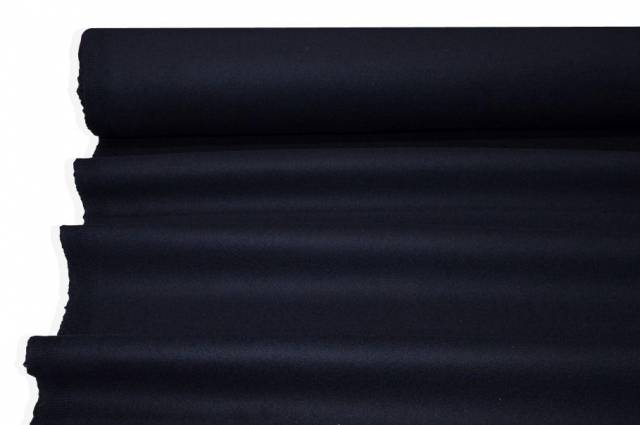 Vendita on line tessuto cappotto double pura lana lanificio drago blu scuro - tessuti abbigliamento lana