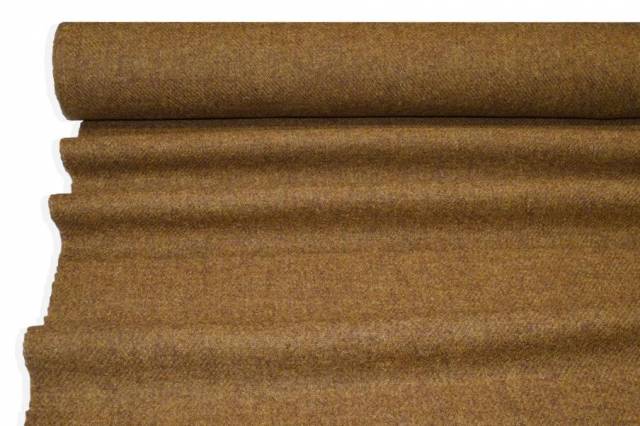 Vendita on line tessuto pura lana harris tweed color tabacco - occasioni e scampoli lane e cashmere