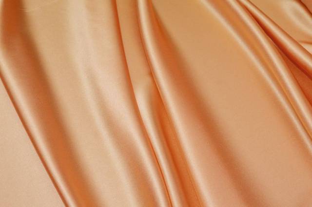 Vendita on line tessuto raso seta stretch color melone - prodotti