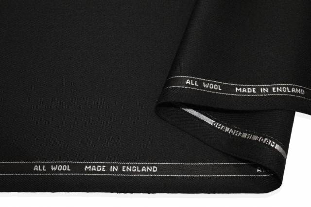 Vendita on line tesuto pura lana cover coat made in england nero - occasioni e scampoli lane e cashmere