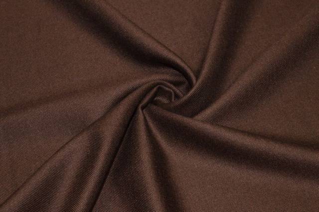 Vendita on line tessuto twill misto cashmere seta marrone - tessuti abbigliamento lana uomo/tailleur