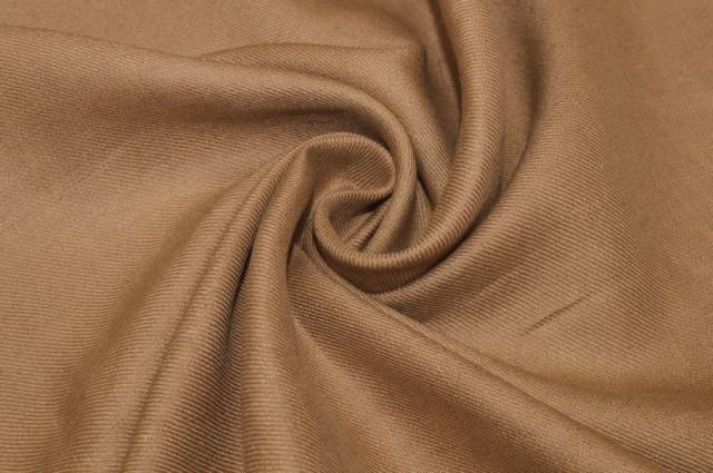 Vendita on line tessuto twiil puro lino color cammello - prodotti