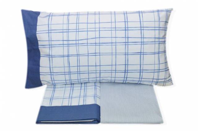 Vendita on line completo lenzuola matrimoniale gabel modello salonicco var. mediterraneo 281 - biancheria per la casa