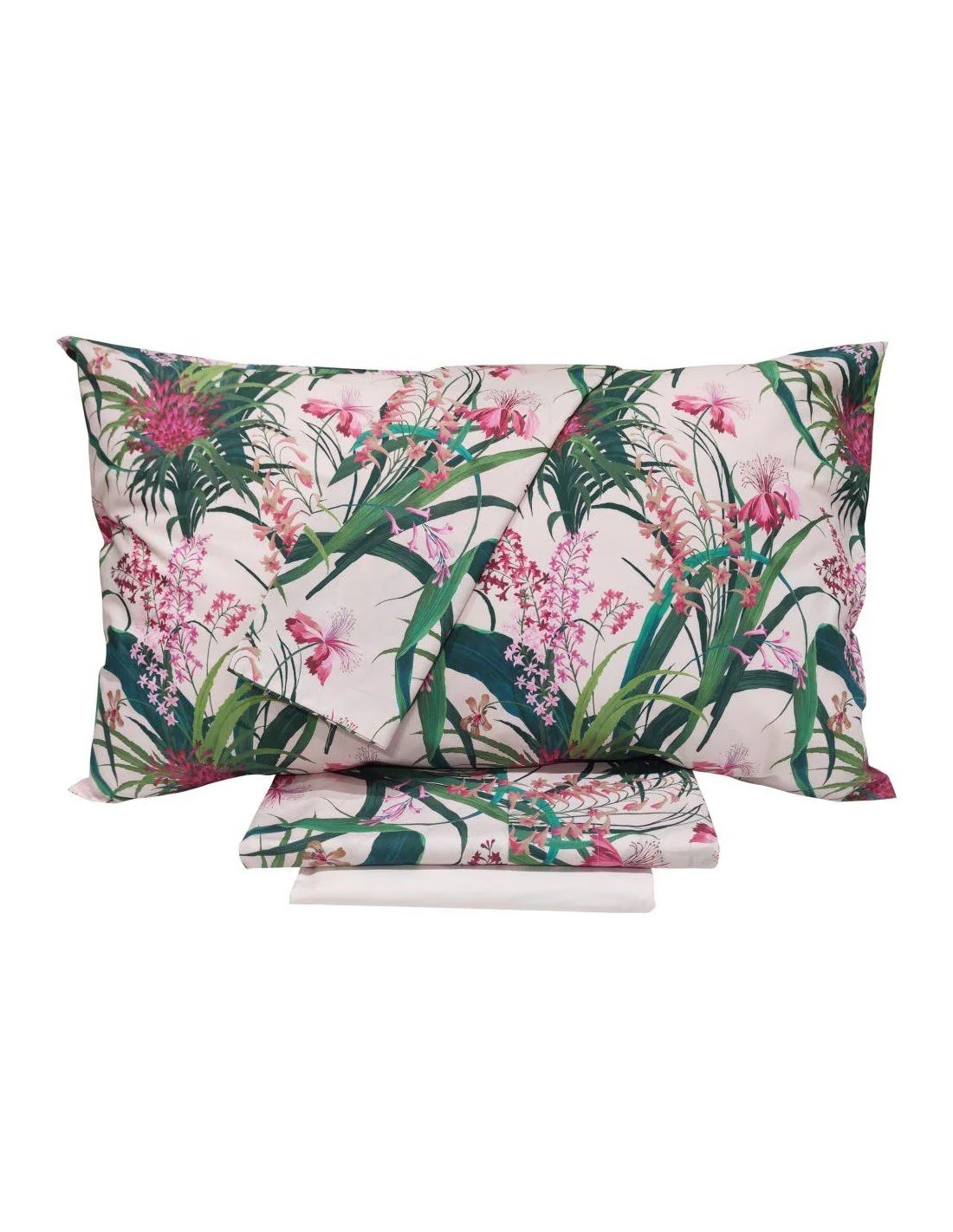 Vendita on line completo lenzuola matrimoniale fazzini modello hibiscus 1 - biancheria per la casa