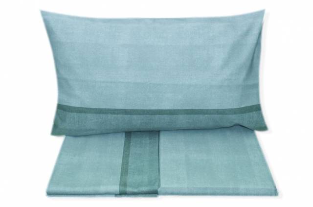 Vendita on line completo lenzuola flanella matrimoniale zambaiti modello plain variante avio - biancheria per la casa