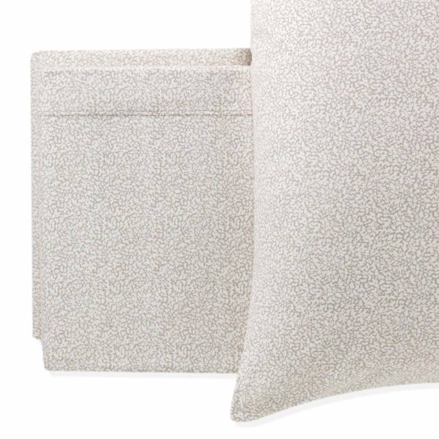 Vendita on line completo lenzuola flanella matrimoniale riviera modello cloudette beige - biancheria per la casa