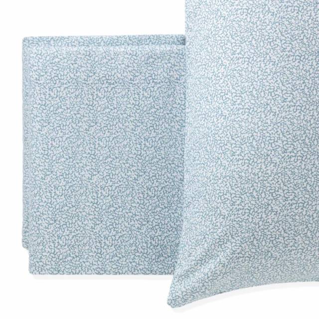 Vendita on line completo lenzuola flanella matrimoniale riviera modello cloudette ottanio - biancheria per la casa