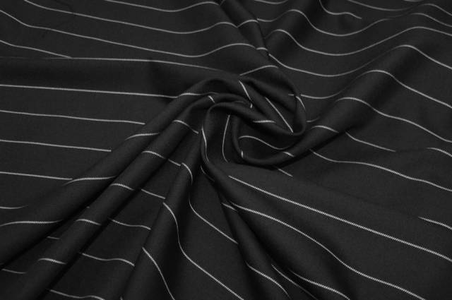 Vendita on line scampolo pura lana gessato nero - prodotti