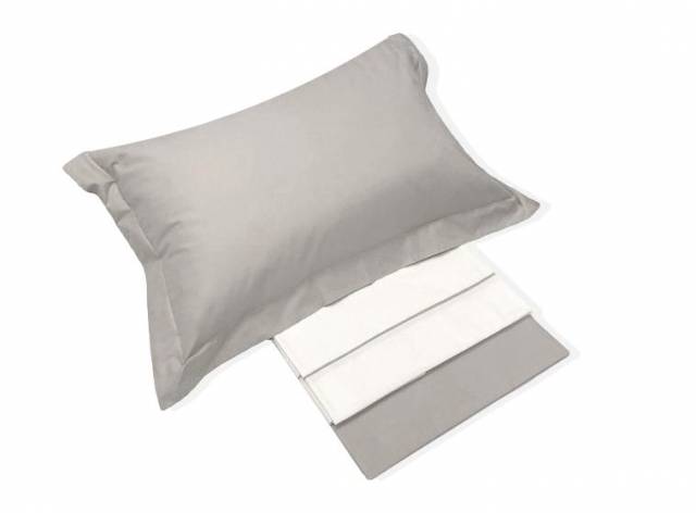 Vendita on line completo lenzuola matrimoniale vallesusa modello vera var. acciaio 903 - biancheria per la casa