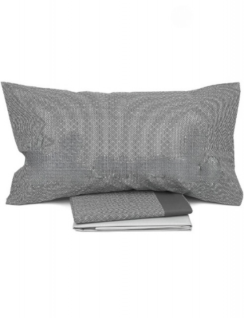 Vendita on line completo lenzuola matrimoniale vallesusa modello toronto var. grafite 980 - biancheria per la casa