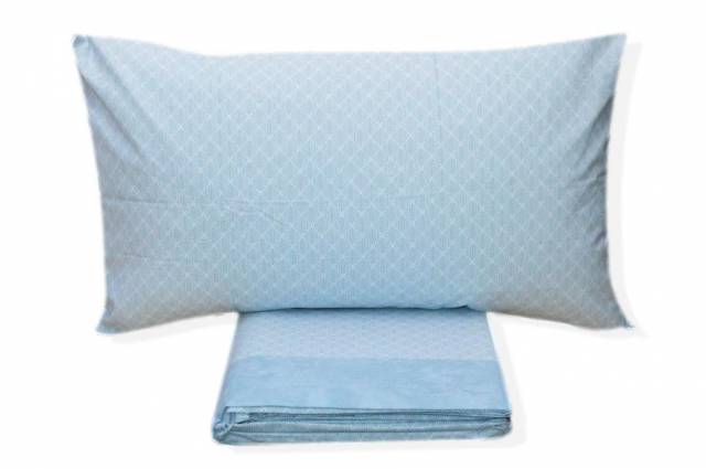 Vendita on line completo lenzuola singolo caldo cotone gfferrari modello italia var. azzurro 8c - biancheria per la casa gf ferrari