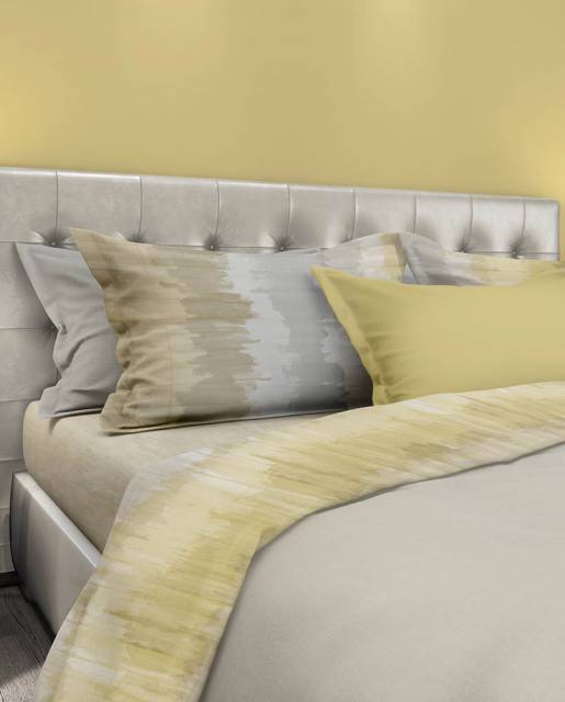 Vendita on line completo lenzuola singolo le vie del cotone modello p.m.lisbona var. zenzero - biancheria per la casa