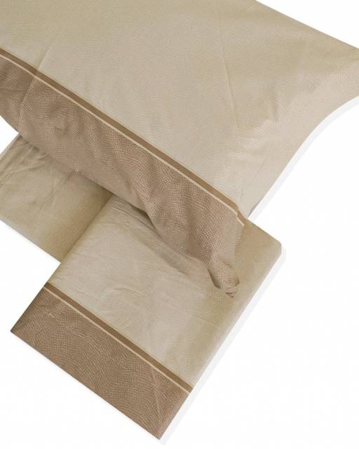 Vendita on line completo lenzuola una piazza e mezzo biancaluna var. dern 3200 beige - biancheria per la casa biancaluna