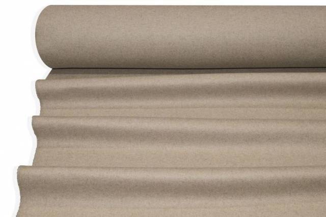 Vendita on line tessuto panno cappotto double pura lana beige - occasioni e scampoli lane e cashmere