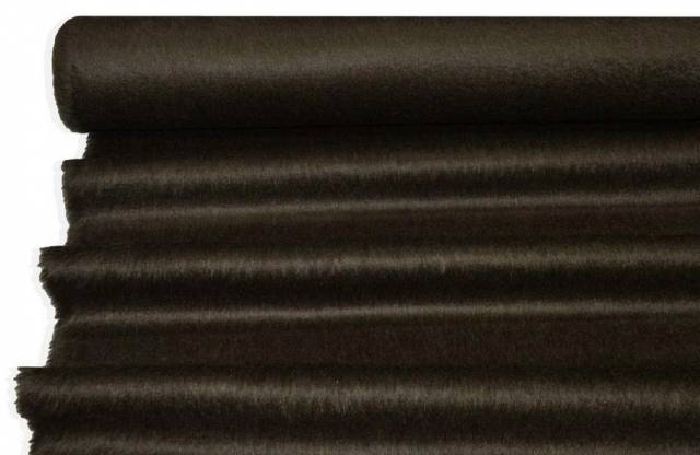 Vendita on line tessuto cappotto mohair double marrone - occasioni e scampoli lane e cashmere