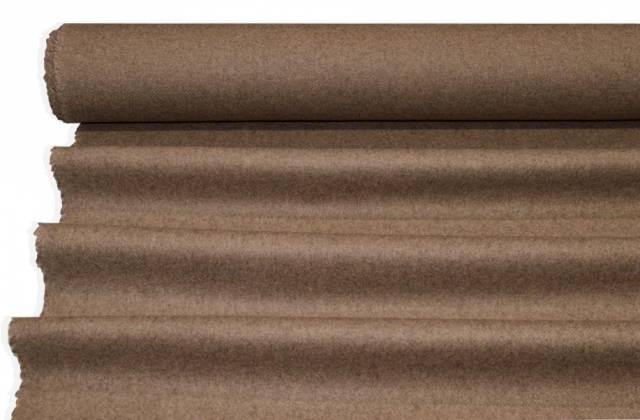 Vendita on line tessuto cappotto double pura lana nocciola chiaro - occasioni e scampoli lane e cashmere