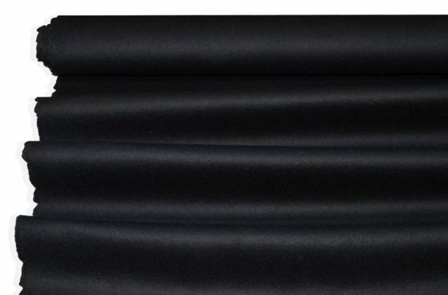 Vendita on line tessuto cappotto double misto cashmere nero - occasioni e scampoli lane e cashmere