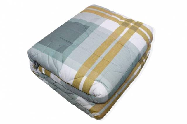 Vendita on line trapunta matrimoniale zambaiti modello abe variante verde 2054 - prodotti