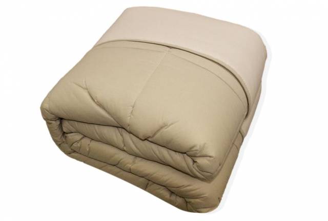 Vendita on line trapunta piazza e mezzo caleffi modello bicolor variante naturale 209 - biancheria per la casa