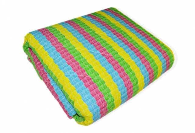 Vendita on line copriletto trapuntato matrimoniale happidea modello brick variante 14k - biancheria per la casa