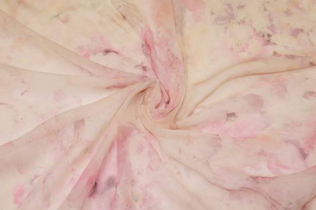Vendita on line tessuto crepon pura seta fantasia acquerello - prodotti tessuti abbigliamento
