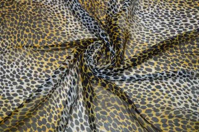 Vendita on line tessuto crepon pura seta animalier - prodotti tessuti abbigliamento