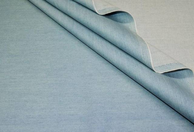 Vendita on line tessuto jeans stretch azzurro chiaro trattato - prodotti