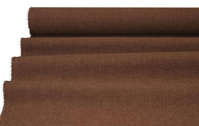 Vendita on line tessuto cappotto double pura lana color sughero - tessuti abbigliamento lana
