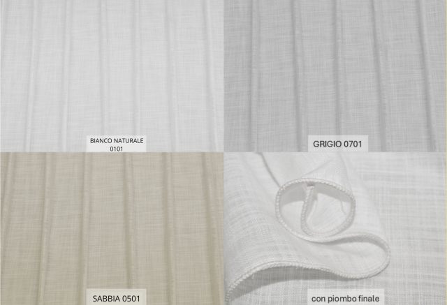 Vendita on line tessuto tenda misto lino 65% effetto vintage no stiro - prodotti