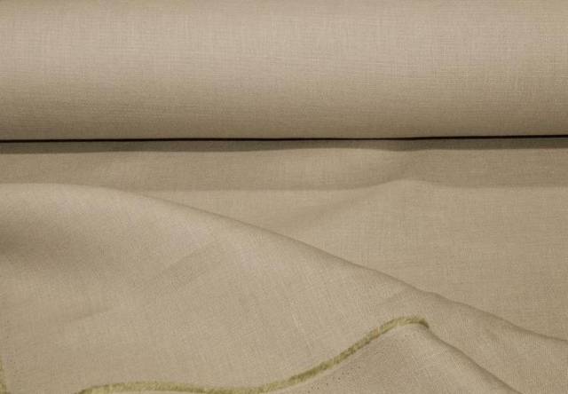 Vendita on line tessuto puro lino pesante color sabbia - occasioni e scampoli