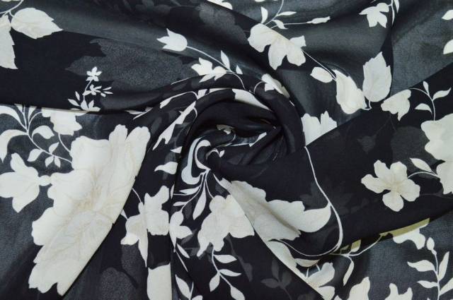 Vendita on line tessuto georgette viscosa con fantasia floreale - tessuti abbigliamento viscosa
