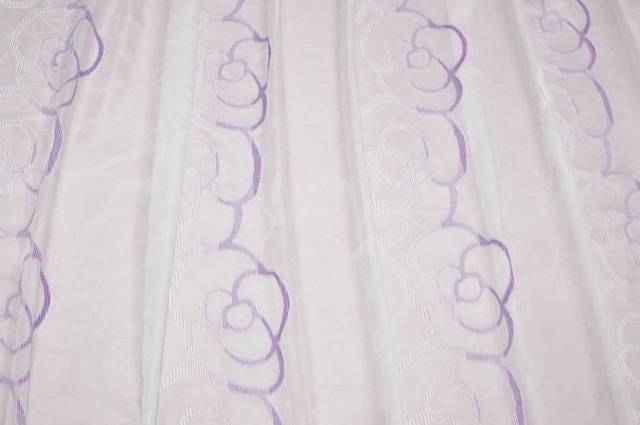 Vendita on line tessuto tenda velo fantasia astratta lilla - tessuti per a metraggio moderne