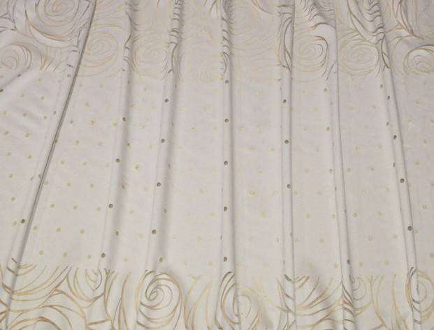 Vendita on line tessuto tenda cecilia devoreh via roma 60 beige - tessuti per a metraggio moderne