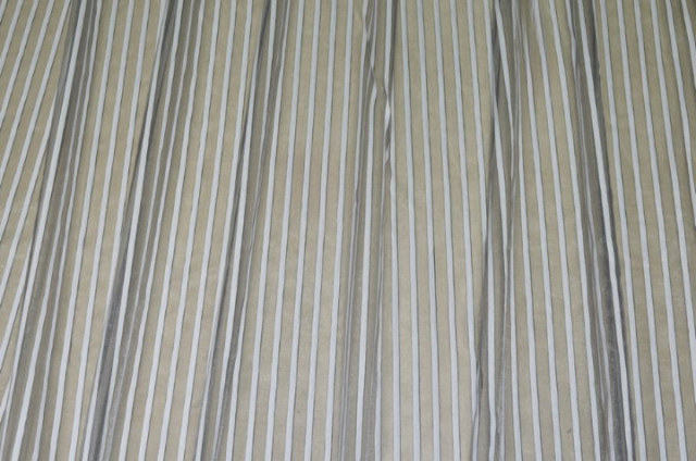 Vendita on line tessuto tenda riga devoreh bianca - tessuti per a metraggio moderne