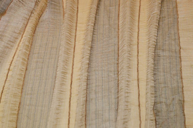 Vendita on line tessuto tenda organza color champagne - prodotti