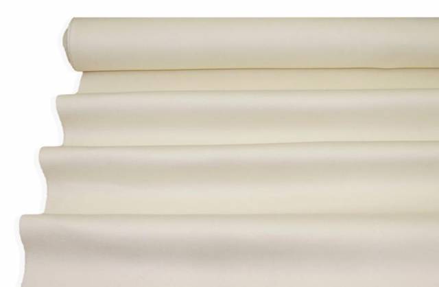 Vendita on line tessuto cappotto double pura lana panna - tessuti abbigliamento lana