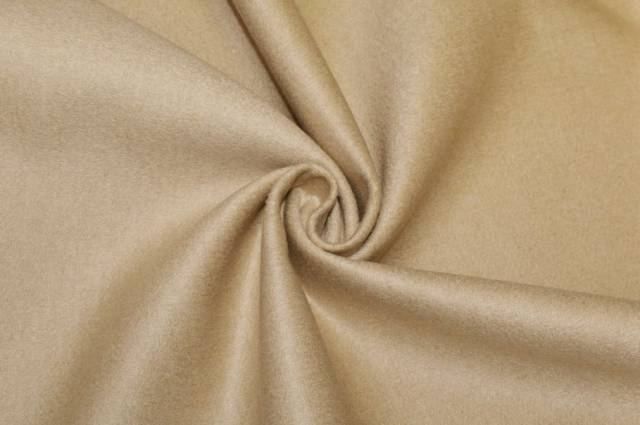 Vendita on line tessuto cappotto pura lana di cammello beige - tessuti abbigliamento lana