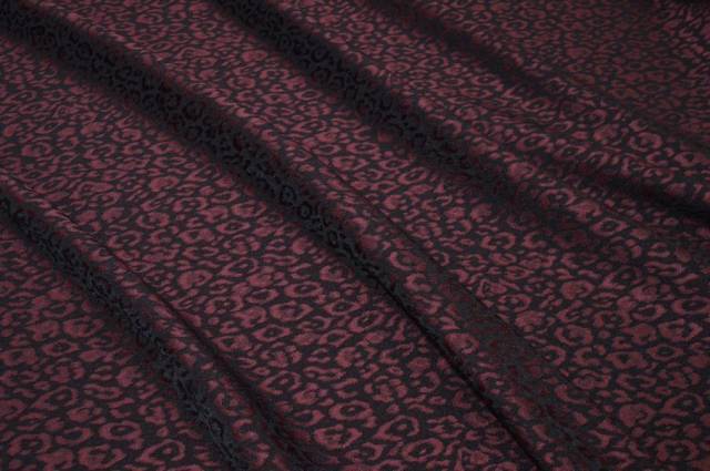 Vendita on line tessuto stretch animalier bordeaux - occasioni e scampoli tessuti fantasie 