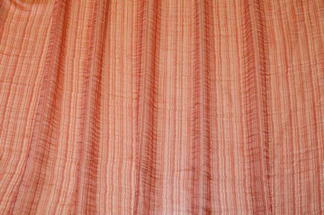 Vendita on line tessuto tenda organza stropicciata arancio - prodotti