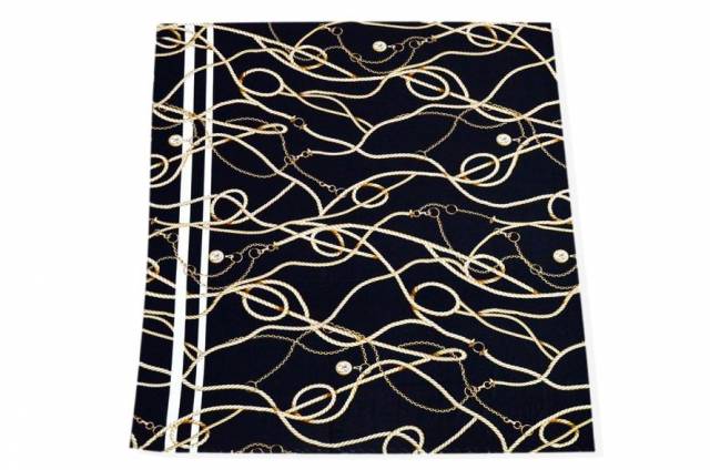 Vendita on line pannello maglina in viscosa fantasia moda nero - tessuti abbigliamento magline / jersey/tessuto in