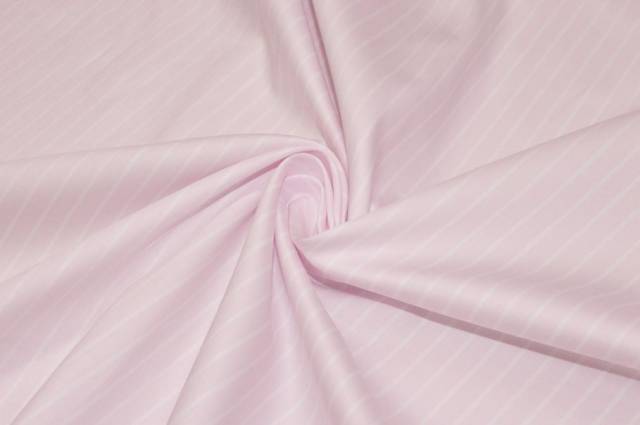 Vendita on line tessuto camiceria riga rosa pallido - tessuti abbigliamento camiceria
